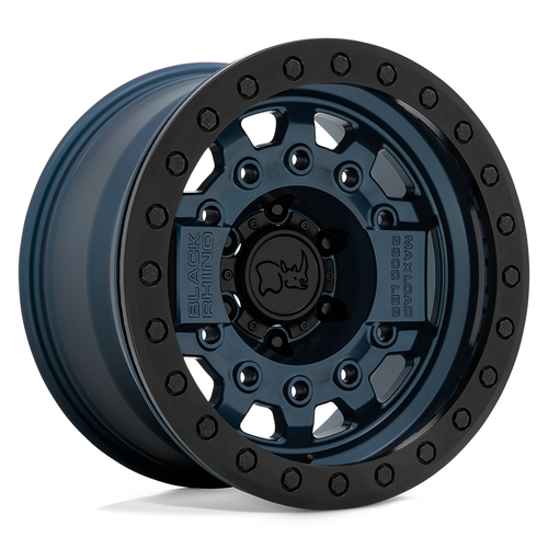 Black Rhino Avenger Beadlock 17x8.5 5x5.0 Navy Blue Black Wheel 17" -32mm