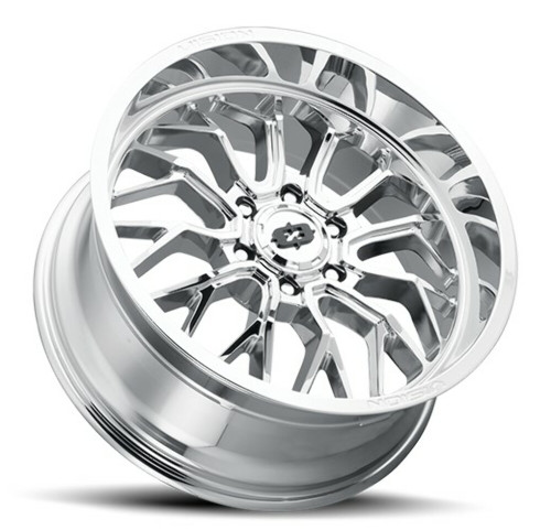 20" Vision 402 Riot Chrome 20x10 Wheel 5x5.5 (5x139.7) -25mm Rim