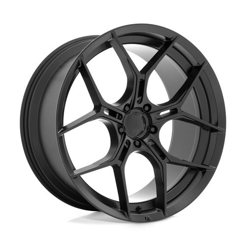 Set 4 Asanti Black ABL-37 Monarch 20x9 5x4.5 Satin Black Wheels 20" 38mm Rims
