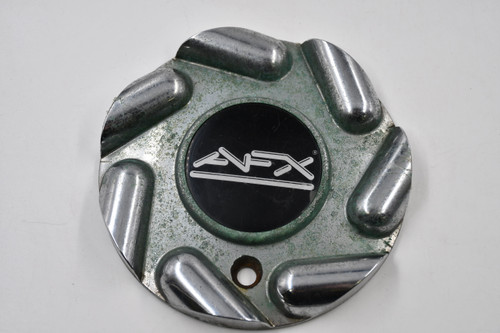 AFX Chrome w/ Black & Chome Logo Wheel Center Cap Hub Cap 89-9106 6.25" AFX