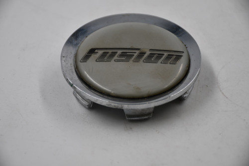 Fusion Chrome w/ Silver Insert Wheel Center Cap Hub Cap BC-270 2.375" Fusion Push in