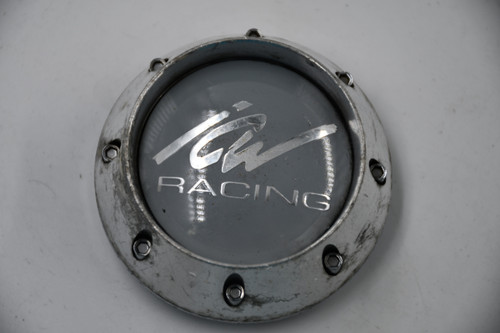 ICW Racing Machined Edge w/ Silver & Chrome Insert Wheel Center Cap Hub Cap C10812 2.75" ICW Racing Push in