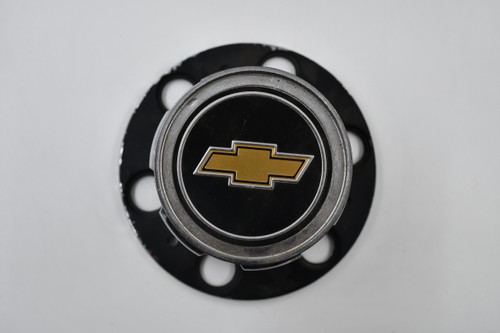 Chevrolet Chrome & Black Wheel Center Cap Hub Cap 341436(CHV) 7" Chevrolet Pick Up 6 Lug '73-'82