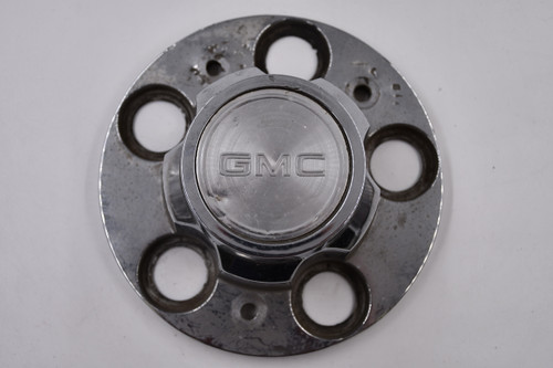 GMC Chrome w/ Aluminum Logo Wheel Center Cap Hub Cap 14018276(ALUM) 6.75" GMC 5 Lug