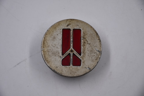 Oldsmobile Silver w/ Red logo Wheel Center Cap Hub Cap 10074335(OLDS) 2.625" Oldsmobile Snap in