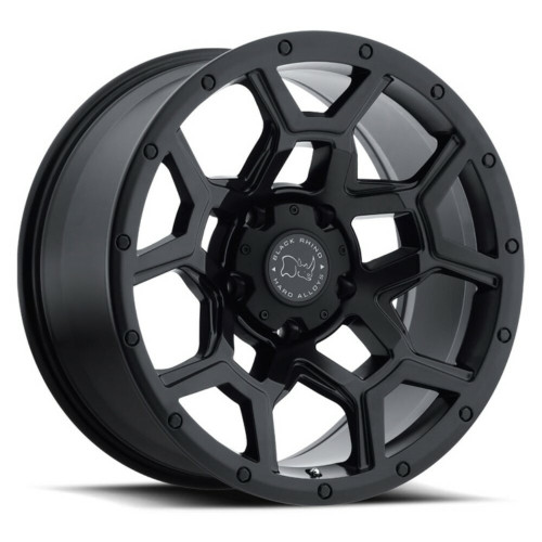 Set 4 Black Rhino Overland 18x9.5 5x5.5 Matte Black Wheels 18" 0mm For Dodge Ram