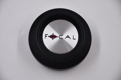 Focal Matte Black w/ Machined, Black, Red Insert Wheel Center Cap Hub Cap 89-9177-CAP(BLK) 2.5" Focal Snap in