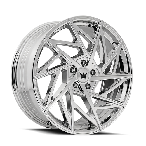 17" Mazzi Freestyle 17x8 Chrome 5x120 Wheel 35mm Car Suv Rim