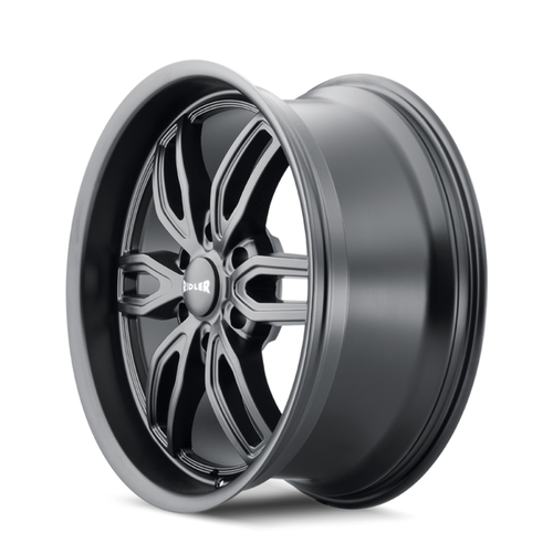 20" Ridler 609 20x9 Matte Black 6x135 Wheel 30mm Rim For Ford Lincoln
