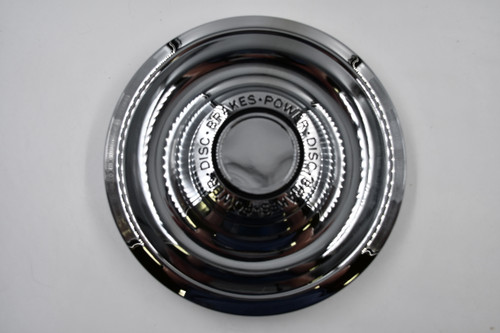 Vision Logo Chrome Wheel Center Cap Hub Cap JC5001V 8" Vision Wheel Power Disc Brakes METAL