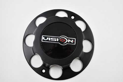 Vision 81A Heavy Hauler C81MMB-STD C181ZMB-STD Matte Black Wheel Center Cap