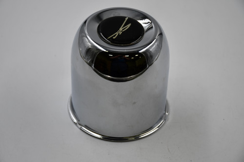 AfterMarket Chrome w/ Black & Gold Insert Wheel Center Cap Hub Cap HC216(SSC) 3.5" AfterMarket Push Thru w/SSC Insert