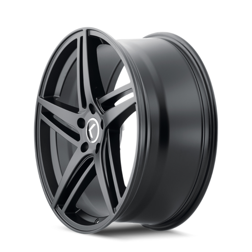 17" Kraze Milano 17x8 Satin Black 5x4.25 Wheel 38mm Performance Rim