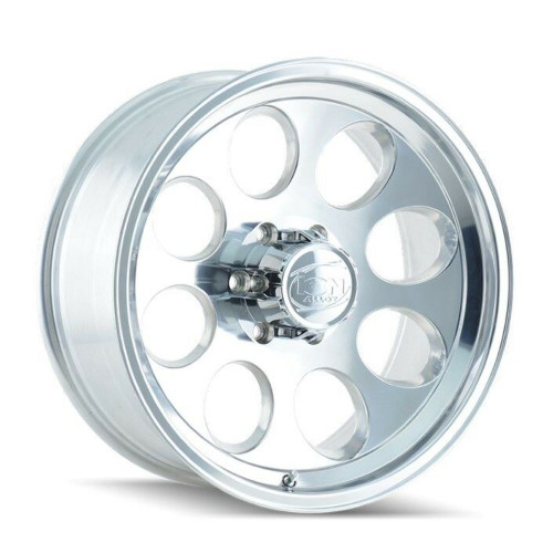 16" Ion 171 16x10 Polished 5x135 Wheel -38mm Rim For Ford Lincoln