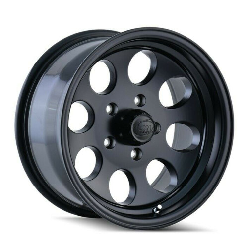 17" Ion 171 17x9 Matte Black 8x170 Wheel 0mm Rim