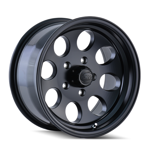 17" Ion 171 17x9 Matte Black 5x5.5 Wheel 0mm Rim For Ram Dodge Ford