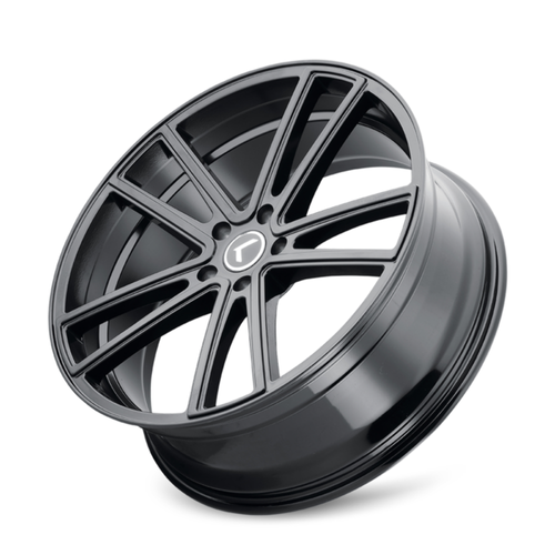 20" Kraze Lusso 20x8.5 Gloss Black 5x4.5 Wheel 38mm For Jeep Ford Rim