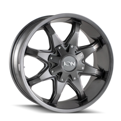 18" Ion 181 18x9 Graphite 8x180 Wheel 18mm Rim