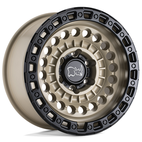 Black Rhino Sentinel 17x8.5 6x4.5 Desert Sand W/ Black Ring Wheel 17" 0mm Rim