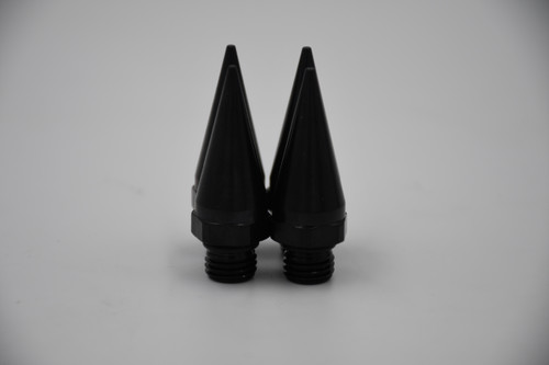 2 Piece Spike Lug Nut Black Replacement Spikes Pack of 4 West Coast Accessory