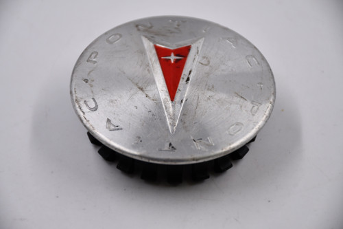 Pontiac  Machined w/ Red Logo Wheel Center Cap Hub Cap 9595010(PON) 2.625" Pontiac Snap in