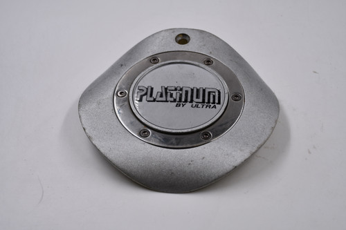 Platinum by Ultra Silver & Chrome Wheel Center Cap Hub Cap W-1860 6" Platinum Bolt On (Not included)