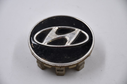 Hyundai Chrome & Black Wheel Center Cap Hub Cap 52360-2M000 2.375" Hyundai Snap in