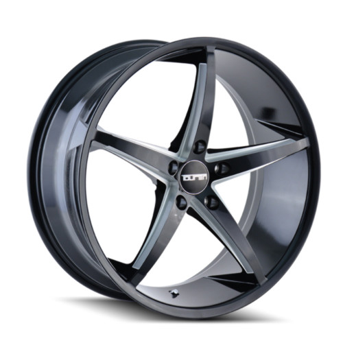 17" Touren Tr70 17x7.5 Black Milled 5x112 Wheel 40mm Rim