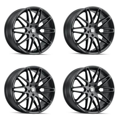 Set 4 18" Touren Tr75 18x8 Matte Black 5x112 Wheels 40mm Rims