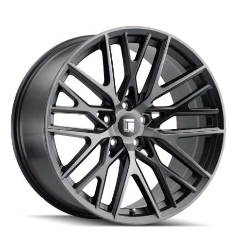 20" Touren TR91 20x10.5 Brushed Matte Black W Dark Tint 5x112 Wheel 40mm Rim