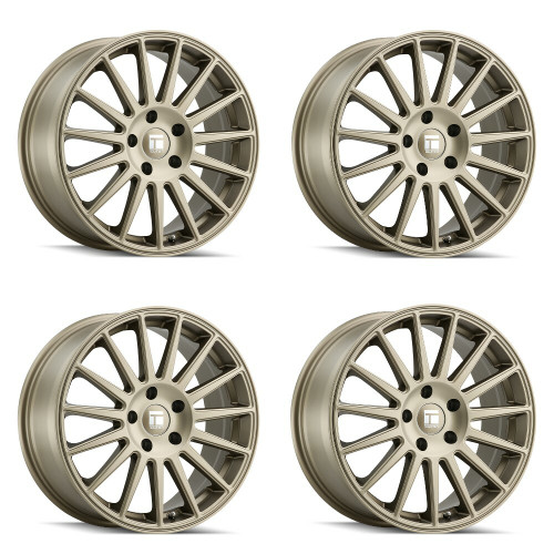Set 4 20" Touren TR92 20x10.5 Matte Gold 5x120 Wheels 35mm Rims