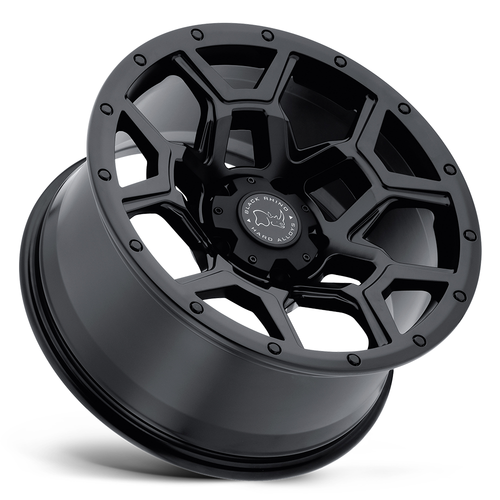 Black Rhino Overland 17x9.5 6x5.5 Matte Black Wheel 17" 6mm For Nissan Truck Rim