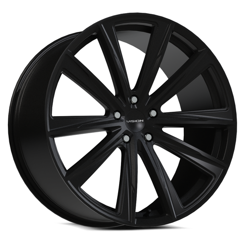 Set 4 20" Vision Street 471 Splinter Satin Black Wheels 20x10.5 5x4.5 Rims 42mm