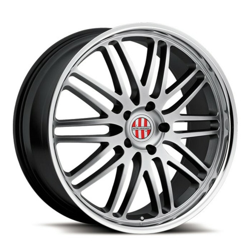 Victor Equipment Lemans 18x11 5x130 Hyper Silver Mirror Cut Lip Wheel 18" 36mm