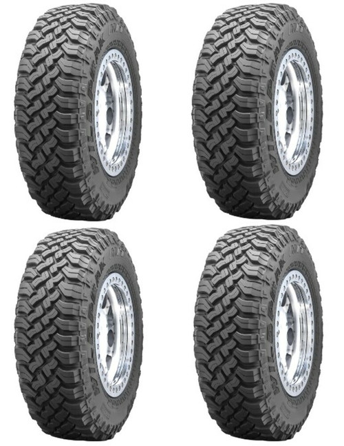 Set 4 37X12.50R17LT/8 Falken Wildpeak M/T01 124Q Tires 12.53717