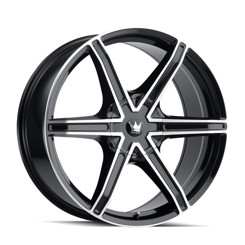 Set 4 18" Mazzi Stilts 18x8 Black Machined 6x120 6x132 Wheels 30mm Rims