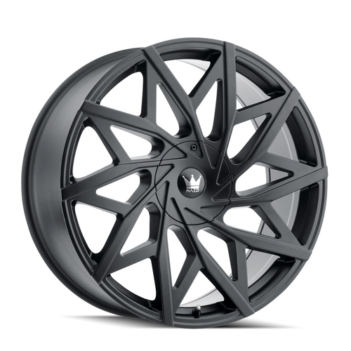 18" Mazzi Big Easy 18x8 Matte Black 5x112 5x120 Wheel 35mm Car Suv Rim