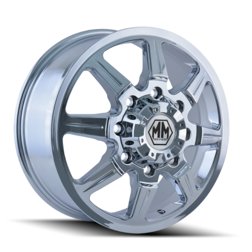 20" Mayhem Monstir 20x8.25 Front Chrome 8x200 Wheel 127mm Dually Truck Rim