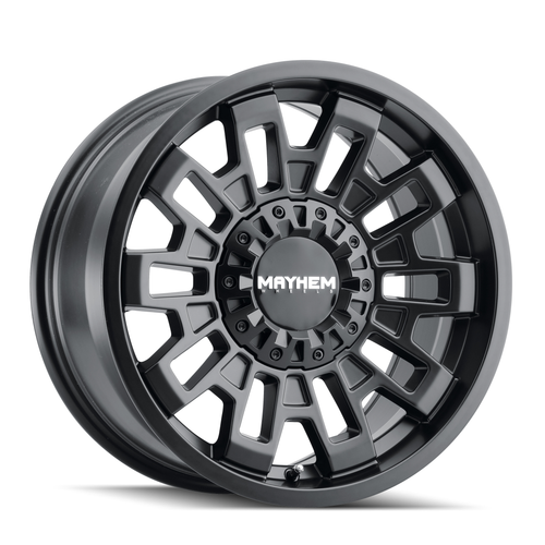 20" Mayhem Cortex 20x10 Matte Black 5x5 5x5.5 Wheel -19mm Rim
