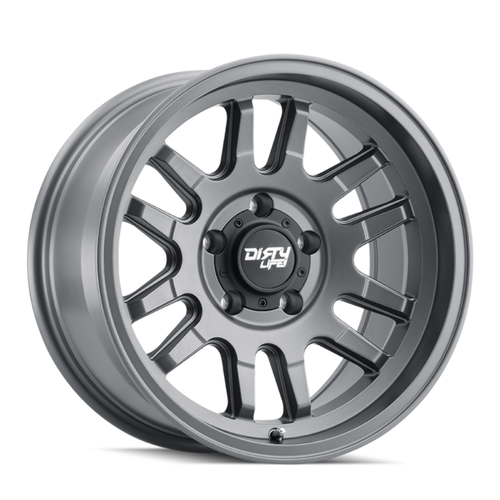 17" Dirty Life Canyon 17x9 Satin Graphite 6x5.5 Wheel -12mm For Chevy GMC Rim 17" Dirty Life Canyon 17x9 Satin Graphite 6x5.5 Wheel -12mm For Chevy GMC Rim