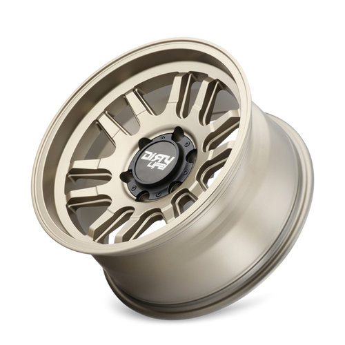 17" Dirty Life Canyon 17x9 Satin Gold 6x5.5 Wheel 0mm Rim