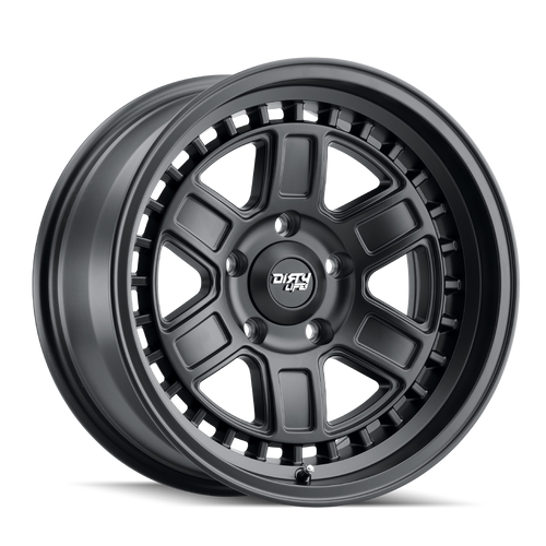 17" Dirty Life Cage 17x8.5 Matte Black 6x135 Wheel -6mm Rim