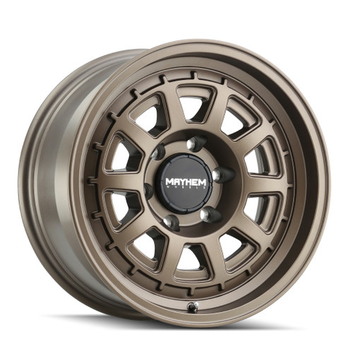 17" Mayhem Voyager 17x8.5 Dark Bronze 6x135 Wheel 18mm For Ford Lincoln Rim