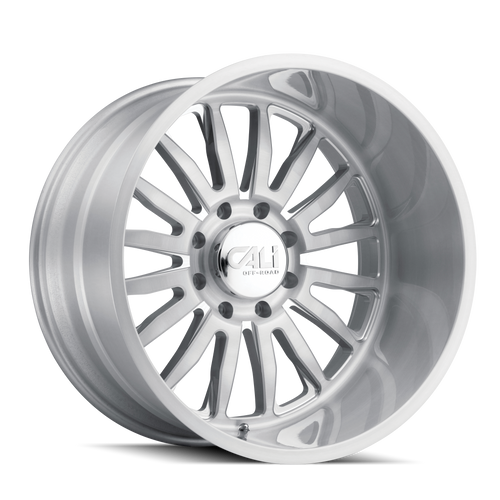 20" Cali Off-Road Summit 20x12 Brushed & Clear Coated 8x180 Wheel -51mm Rim