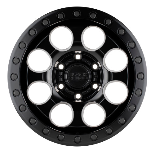 Black Rhino Riot 17x8.5 6x5.5 Matte Black Wheel 17" -30mm Rim