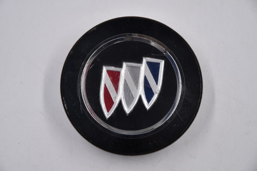 Buick Black w/ Chrome, Red, White, Blue Logo Wheel Center Cap Hub Cap 3.75"