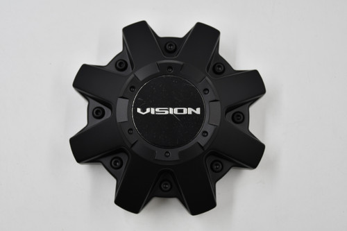 Vision Wheels Satin Black Wheel Center Cap Hub Cap C550MB-V 5.625"