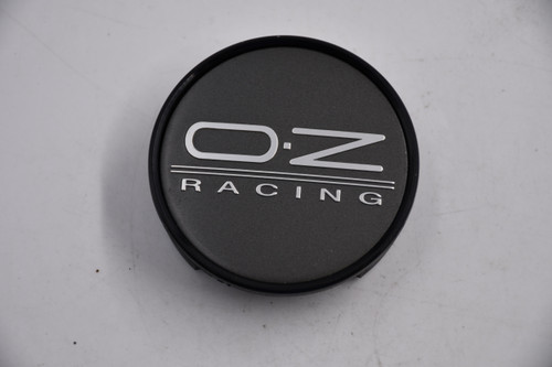 OZ Racing Black w/ Gray & Silver Insert Wheel Center Cap Hub Cap M661 2.375" Snap In
