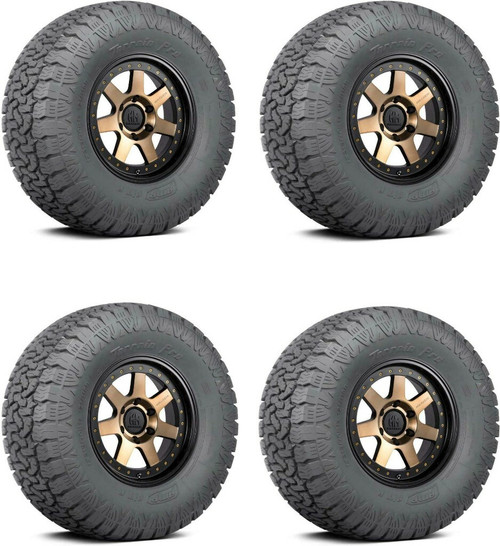 Set 4 LT285/45R22 Amp Terrain Pro A/T Load Range D Tires LT2854522