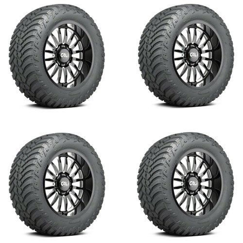 Set 4 37x13.50R24LT Amp Mud Terrain Attack M/T Load Range E Tires 3713.524